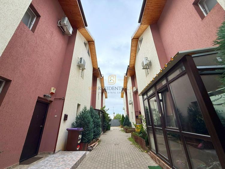 Vila insiruita mobilata si utilata / 4 camere/ 3 Bai / Curte proprie