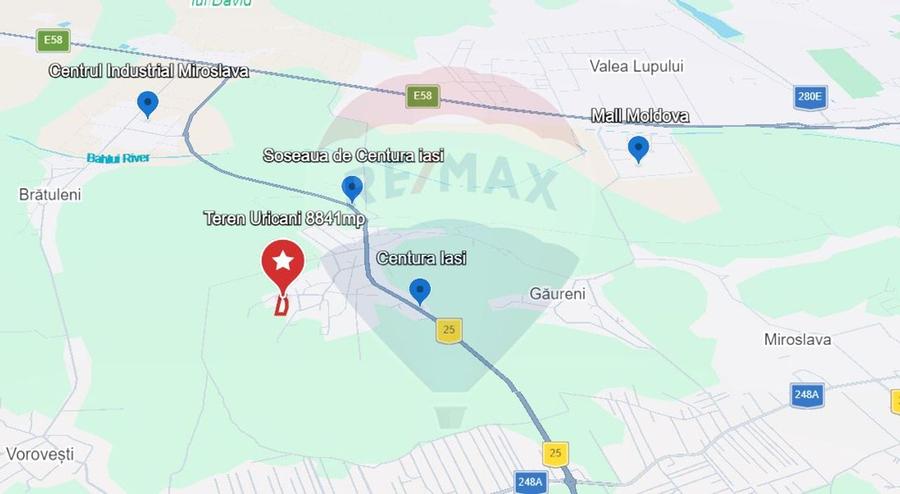 0% COMIOSION-  Teren Intravilan 8.841mp Uricani – Langa Centura