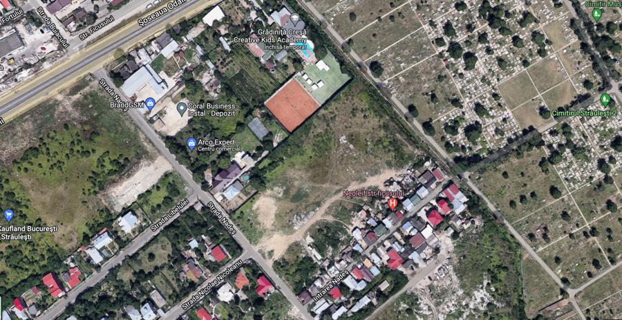 Teren Strategic 2.500 mp, Bucureștii Noi - Străulești, 200m Centura