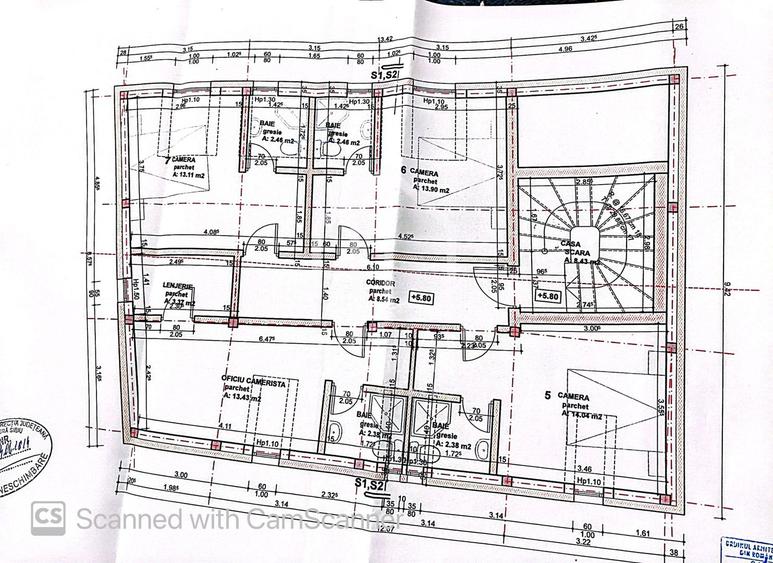 Casa individuala in zona centrala, P + 3 , pretabil pentru investitii.