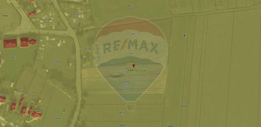 Teren intravilan, 2,900 mp Jucu de Sus, la asfalt