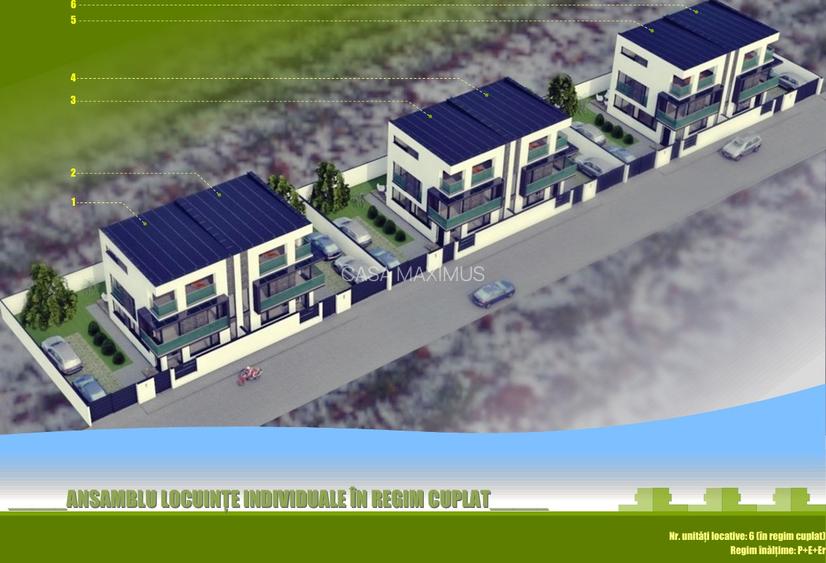ANSAMBLU LOCUINȚE INDIVIDUALE ÎN REGIM CUPLAT - 2