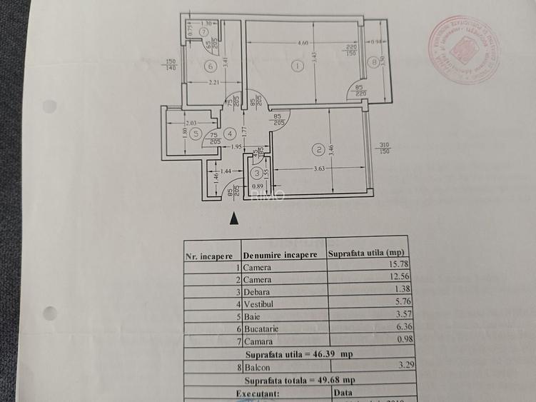 Apartament cochet cu doua camere, Piata Progresul, 85.000€ - 8