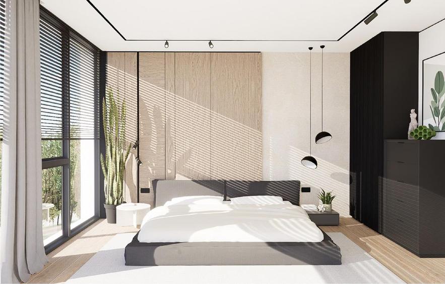 Apartament cu 2 camere de 53.80 mp utili + terasa - Alenia Botanic Park