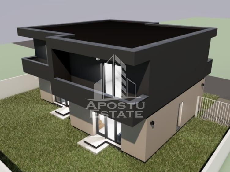Duplex Modern cu 2 balcoane, P+ et, in Sanandrei