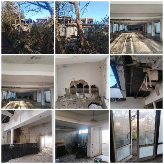 Cladire restaurant pe malul raului MURES ( Baza de agrement SOIMUS )