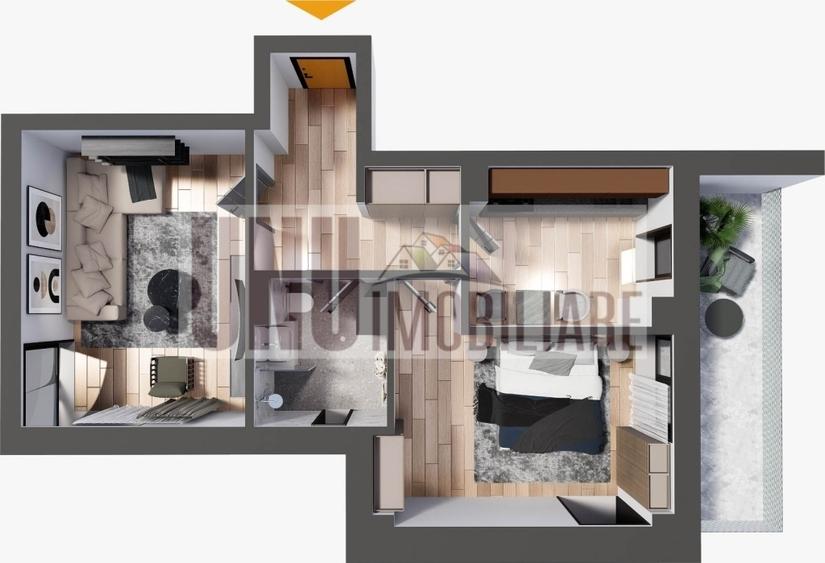Nicolina – 68 mp, 2 camere, bloc nou • Comision 0%