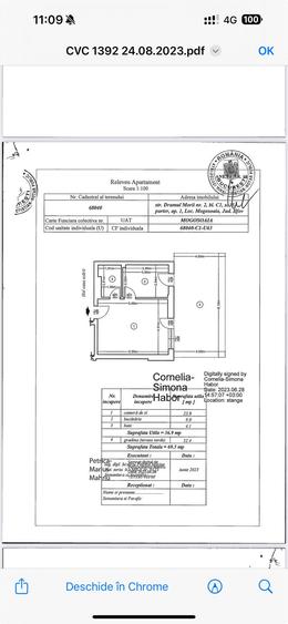 FARA COMISIOANE GARSONIERA ELEGANTA MOBILATA cu curte proprie de 33mp la cheie