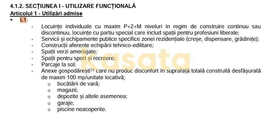 Teren pentru Dezvoltare Imobiliara
