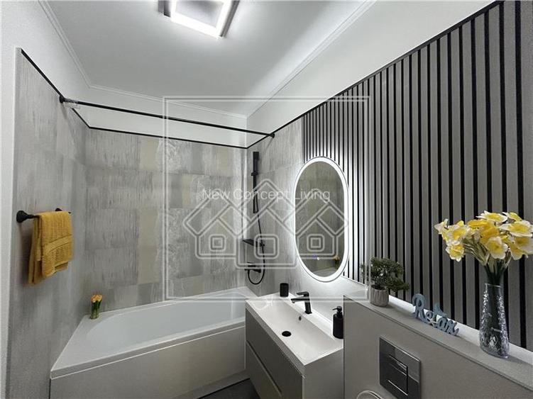 Apartament spatios, 3 camere - mobilat modern - Selimbar - 11
