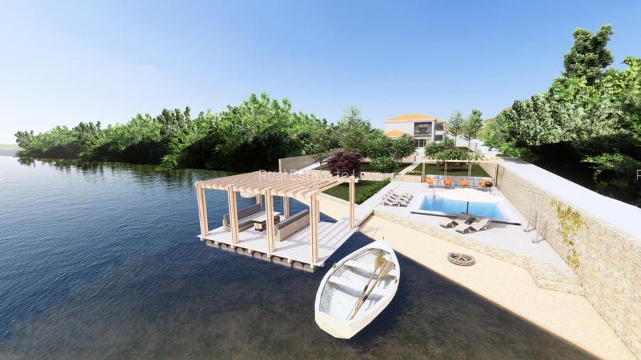 Vilă noua mediteraneană P+1, cartier cu ponton la lac, peninsula Balotesti - 13