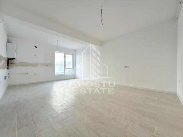 Apartament cu 2 camere 54 mp utili la parter finalizat la asfalt Giroc