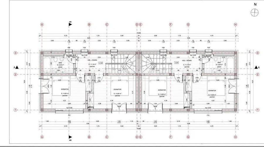 Casa tip duplex de vanzare, 127 mp utili, 229 mp teren, Someseni - 3