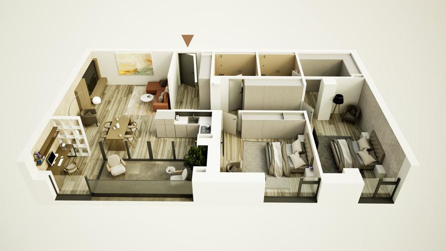 Cartierul Vienez: Apartament 3,5 camere cu extra spațiu/ în centrul Timișoarei /