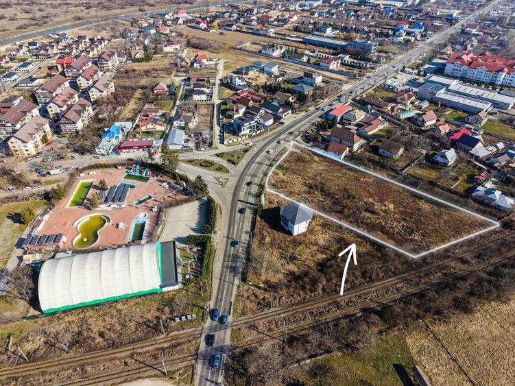 Teren 4,818 mp la strada principala in Gheraiesti Bacau