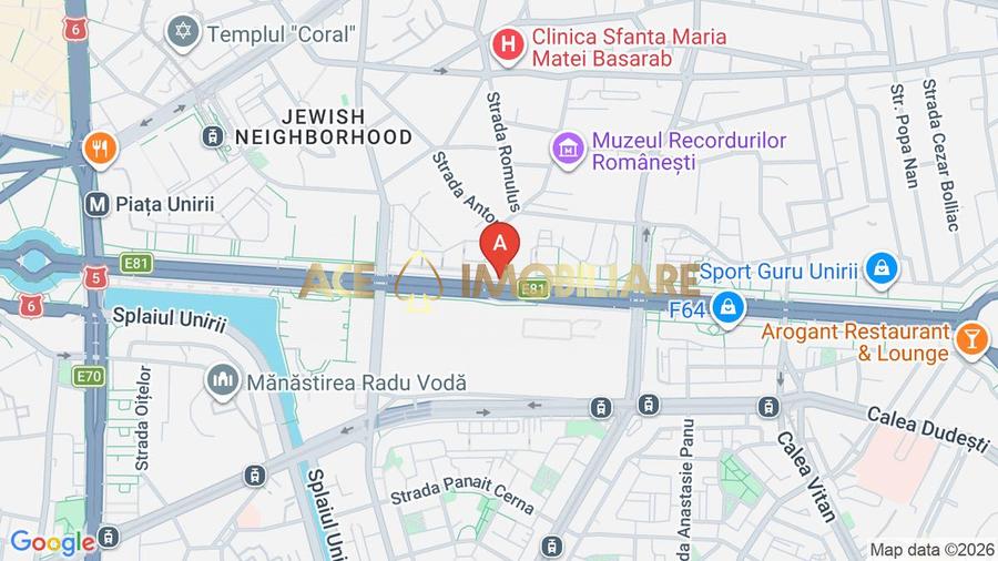 4 Camere de inchiriat | Unirii | 2 bai | Centrala | Parcare Subterana