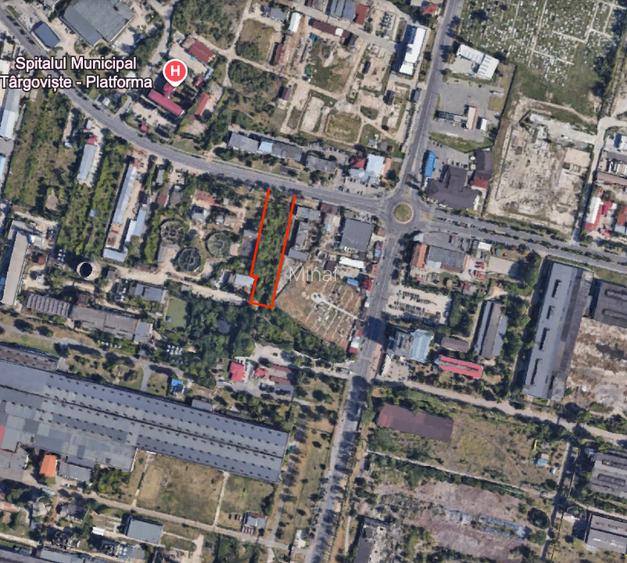 Teren Industrial 4200m Centura Targoviste Deschidere 36m la str Laminorului  - 2