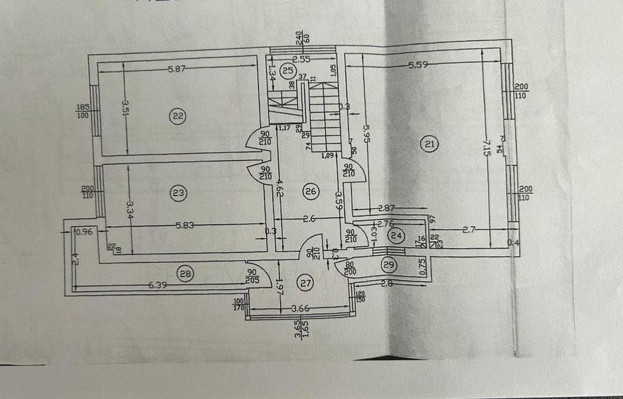 Giurgiului Progresul Piata -Spatiu birouri et 2 -- sup 93 mp - pret 750 euro