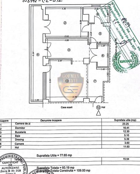 3 Camere 109 mp + parcare, Mamaia Summerland vedere lac