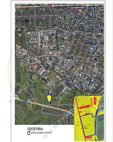 De vânzare teren cu P.U.Z aprobat Str Depozitelor Satu Mare