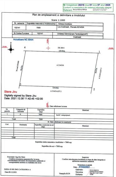 Teren 7000mp Costinesti P+7 | Langa Proiect NIBIRU | Front 120m