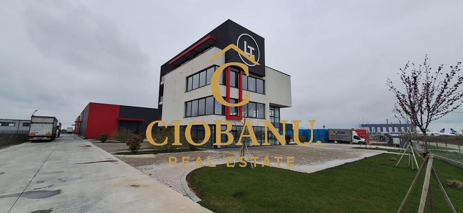 Hale industriale+Cladire de Birouri de inchiriat zona Aeroport