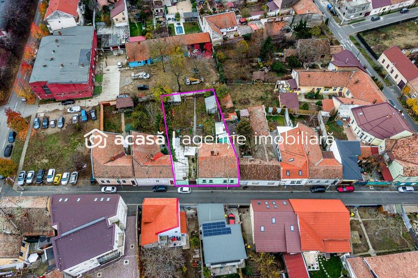 Casă în zonă liniștită, lângă Malul Mureșului cu 750 mp de teren