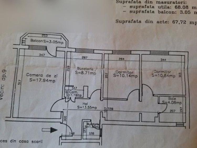 APARTAMENT 3 CAMERE DECOMANDAT CONFORT 0 ZONA EUROMATERNA