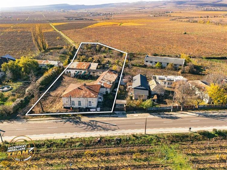 FILM! Domeniu de 4.000 mp intravilan+ casa autentica, in podgoriile Odobesti,Vra