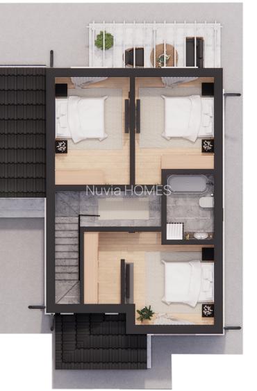Vila P+E- 4 camere-2 bai-170.000 TVA inclus - 11