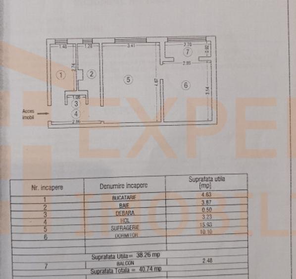 Apartament 2 camere de vânzare | Boema, Constanța