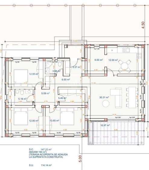 Casa plan parter in Cornesti - Miroslava - 5