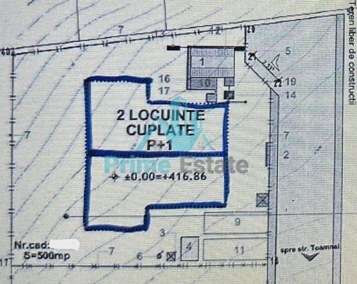 Teren cu autorizatie pentru duplex in Dezmir