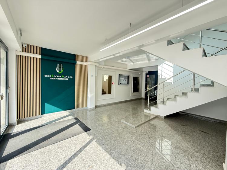 Apartament 2 camere, Ivory Residence.Luminos, mobilat și utilat
