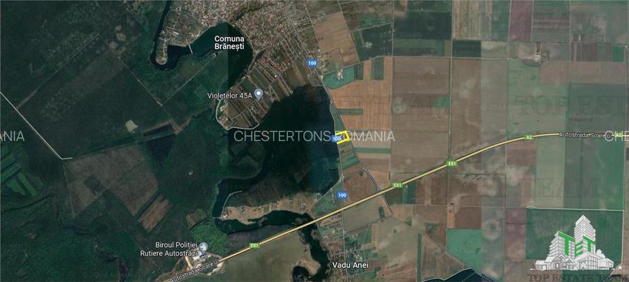 Teren de vanzare Branesti, iesire la Autostrada Soarelui - 6