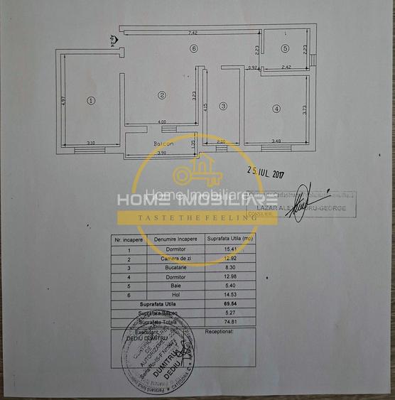🏠 Apartament 3 cam, 75MP, decomandat // 📍 Valea Lupului - 8