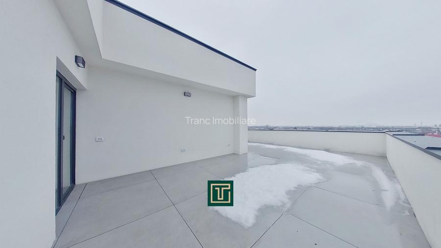 Penthouse 3 camere terasă panoramică cu vedere 300° Bloc nou Micălaca - 16