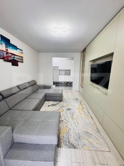 Apartament 2 camere, 51 mp, complet mobilat, zona Valea Lupului
