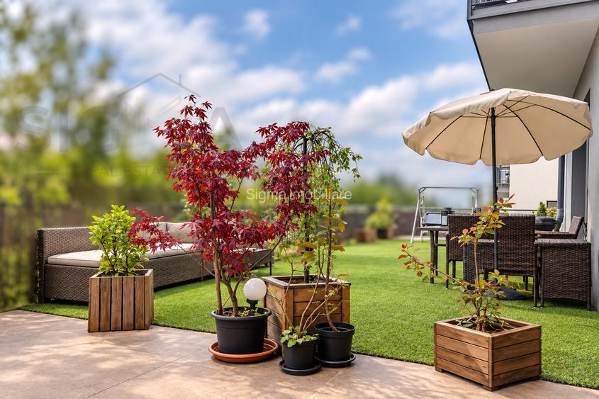 Apartament cu 3 camere si terasa mare in Buna Ziua
