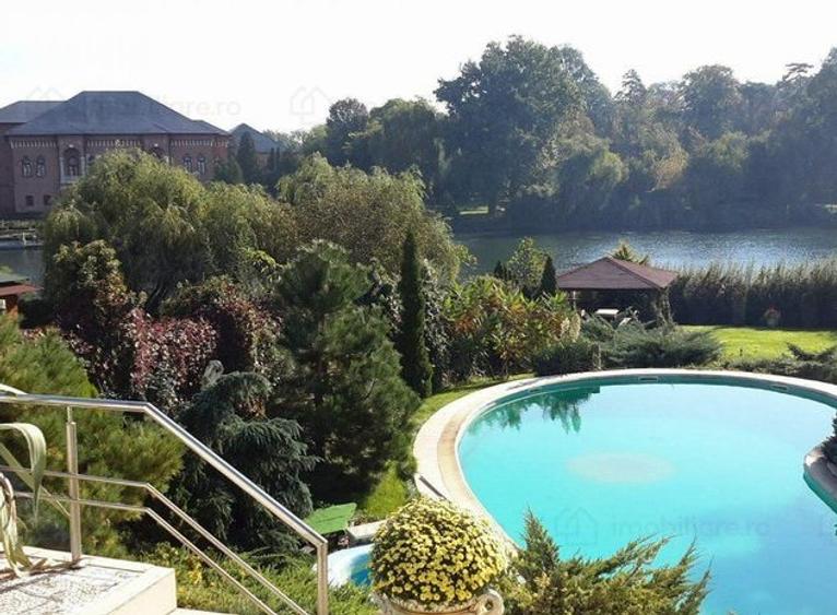 Mogosoaia vila robusta cu view unic catre palat si parc,ponton pe lac,dendrariu