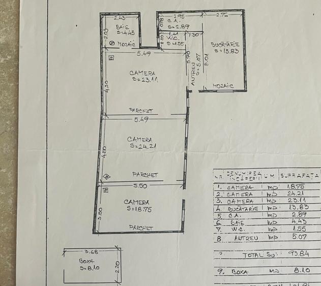 Apartament exclusivist în clădire istorică – 100 mp, 3 camere, Central