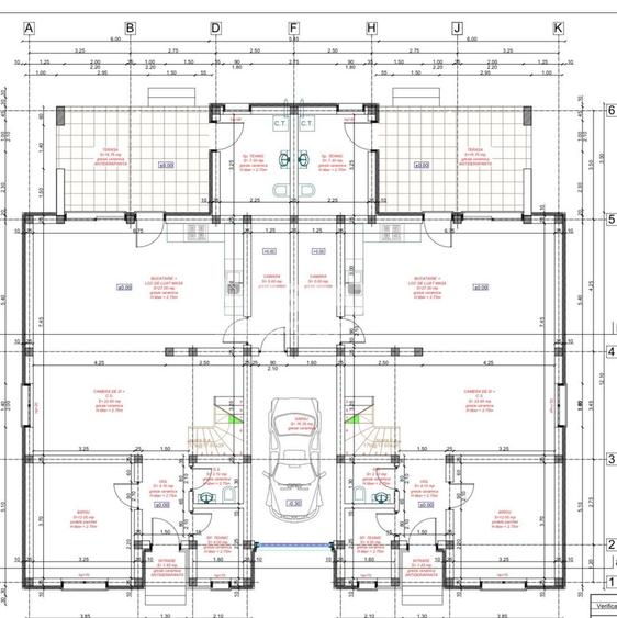 Duplex cu 5 camere despartit prin garaj in Mosnita Noua