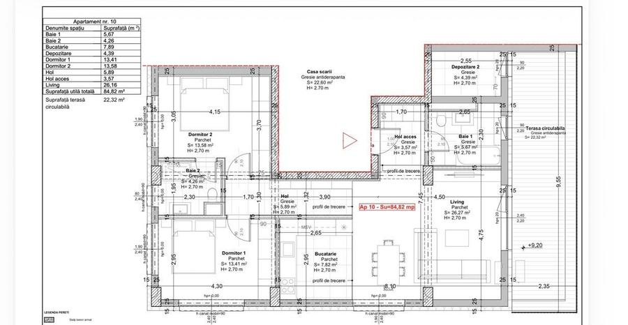 Soarelui – Braytim | Proiect Nou | Lift | Apartamente & S.A.D.-uri - 11