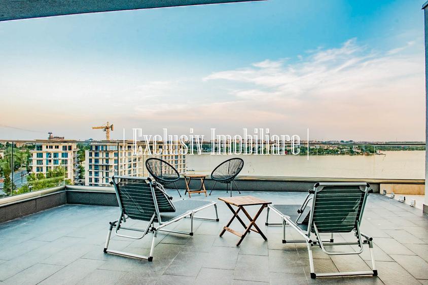 Vedere Totala la Lac si Mare!Apartament 167 mp - Terase Impresionante si Parcare