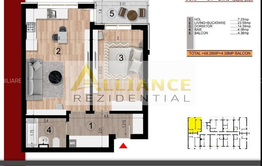 2 CAMERE | 53,66 MP | CAMPUS SCOLAR 650M | METROU 15 MIN | 99.500€ - 10