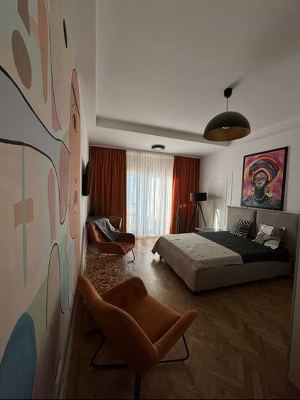 Garsoniera premium cu vedere spre zona Cismigiu | 37 mp | Balcon | Complet mobil