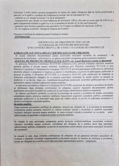Intravilan vedere la lacul Snagov zona de vile noi