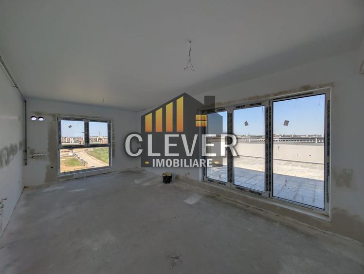 Penthouse exclusivist cu terasa de 82 mp si living de 60 mp – Pallady