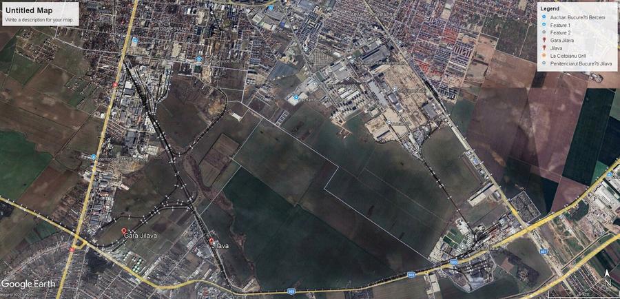 Teren cu autorizatie de construire P+3, intre Arcom si Soseaua Giurgiului