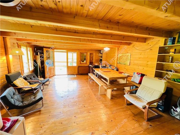 Cabana individuala cu 1226 mp teren zona Fantanele langa Sibiu